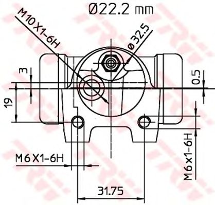 Cilindru receptor frana