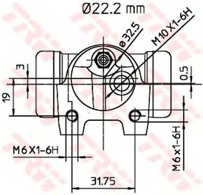 Cilindru receptor frana