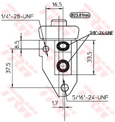 Cilindru receptor frana