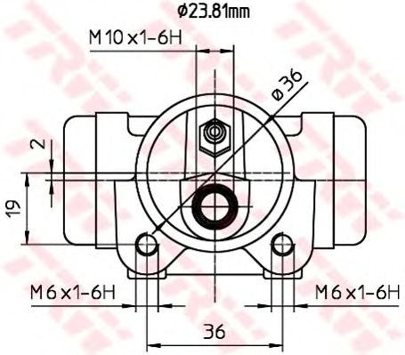 Cilindru receptor frana