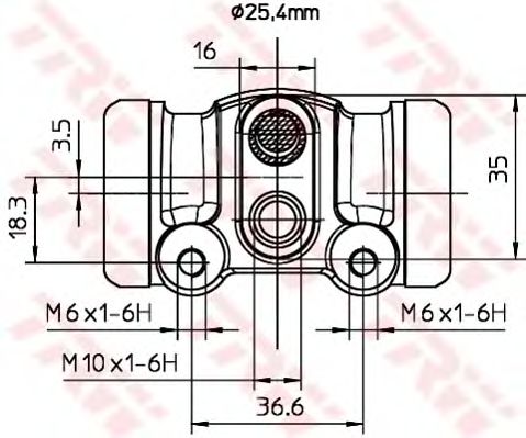 Cilindru receptor frana