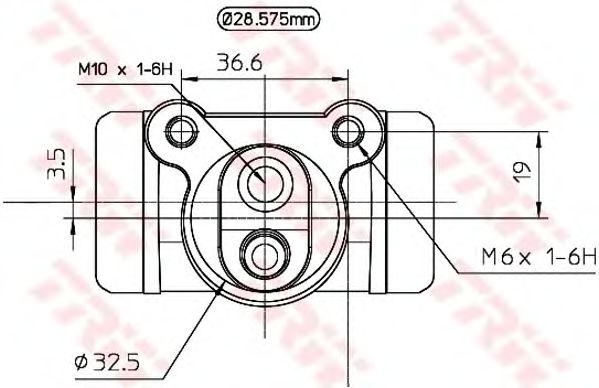 Cilindru receptor frana