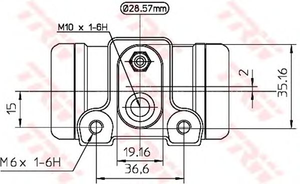 Cilindru receptor frana