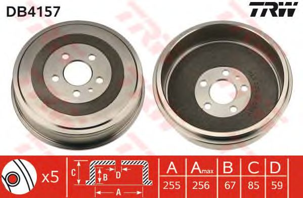 Tambur frana CITROEN EVASION/JUMPY 94-06 255 MM