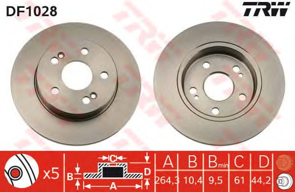 Disc frana RENAULT SCENIC