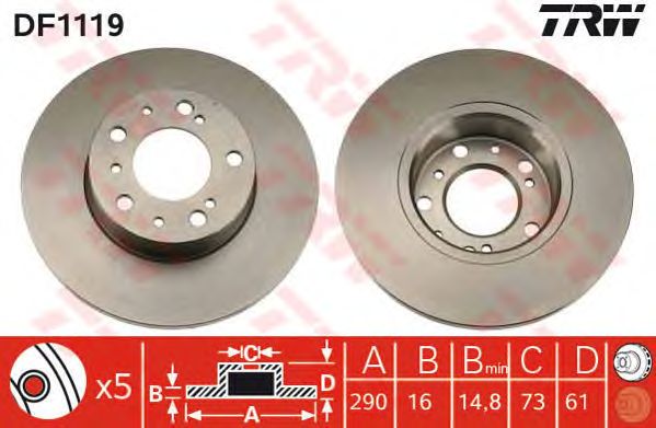 Disc frana FIAT DUCATO