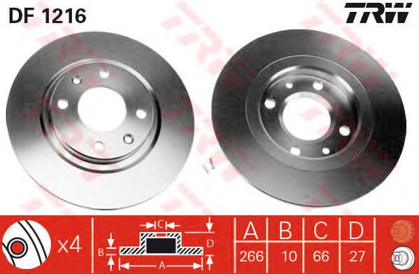 Disc frana PEUGEOT 305