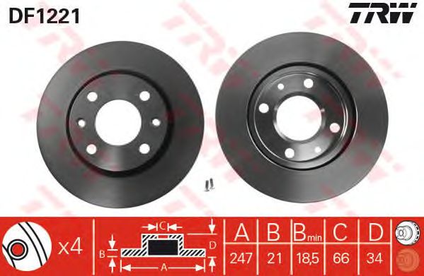 Disc frana CITROEN XSARA/2