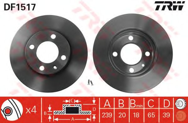 Disc frana VW GOLF GTI