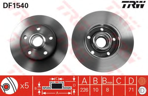 Disc frana VW GOLF/PASSAT