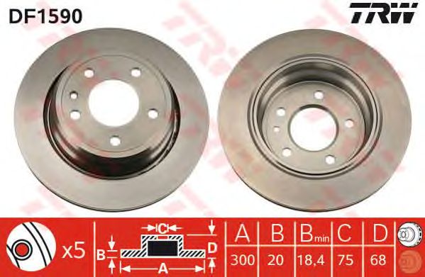 Disc frana BMW E32 86-94