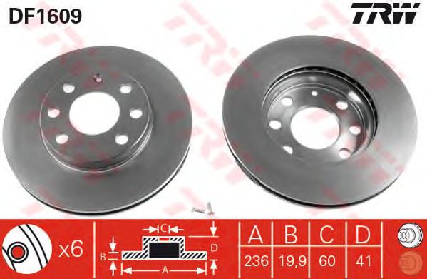 Disc frana OPEL ASTRA