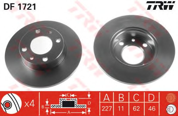 Disc frana FIAT/LANCIA