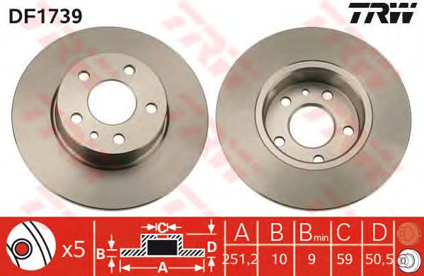 Disc frana ALFA 156 97-