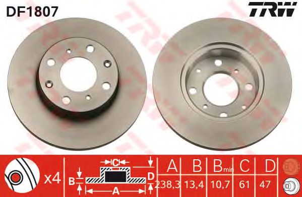 Disc frana ROVER 200-400