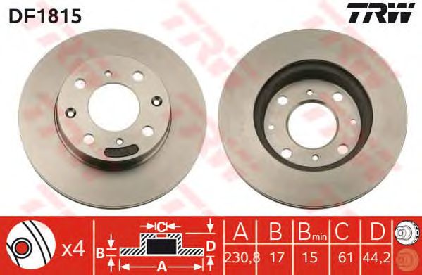 Disc frana HONDA CIVIC