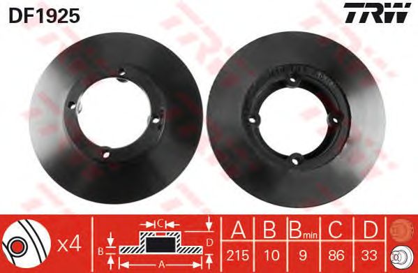 Disc frana SUZUKI SWIFT