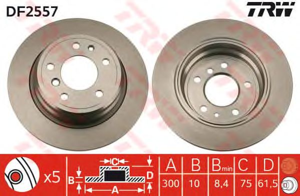 Disc frana BMW E34 87-