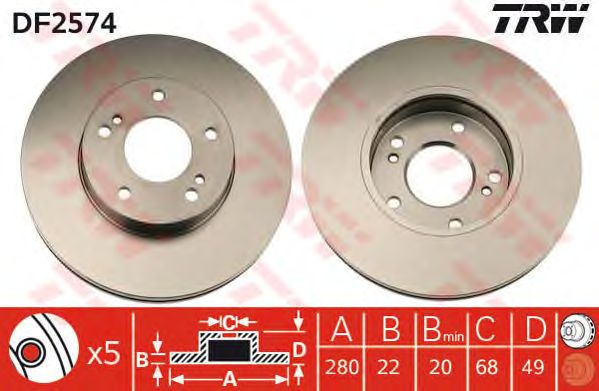 Disc frana NISSAN MAXIMA