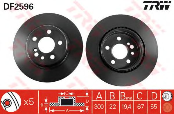 Disc frana MERCEDES-BENZ W140 420