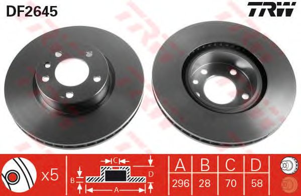 Disc frana OPEL OMEGA A/B