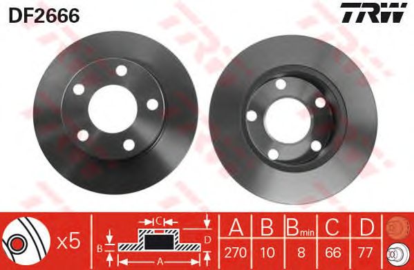 Disc frana VW A100/200