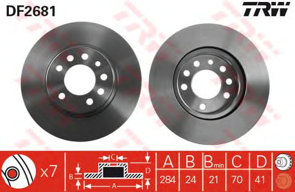 Disc frana OPEL CALIBRA/VECTRA