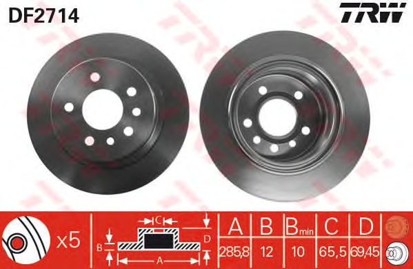 Disc frana OPEL OMEGA