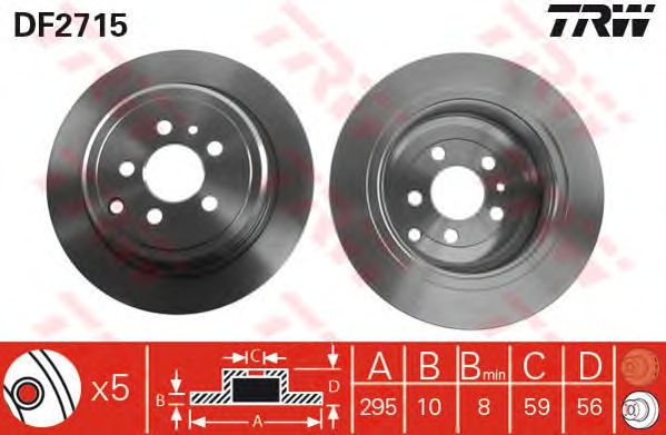 Disc frana PEUGEOT 806