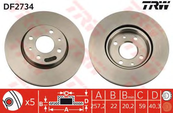 Disc frana FIAT STILO/PUNTO