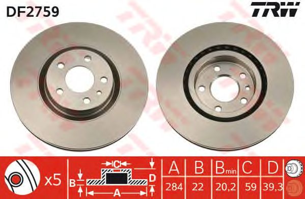 Disc frana ALFA GTV/SPIDER 95-05