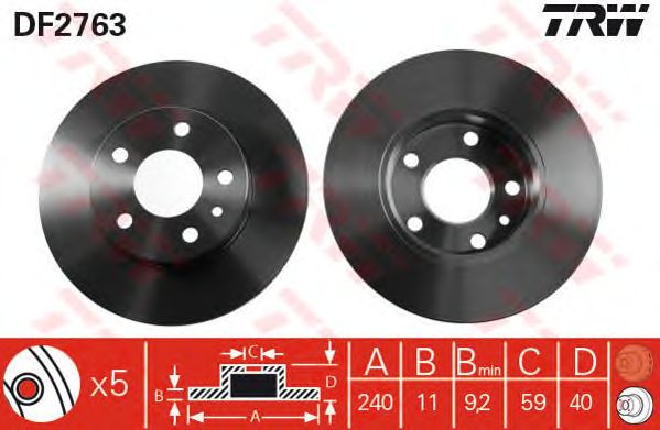 Disc frana ALFA GTV/SPIDER