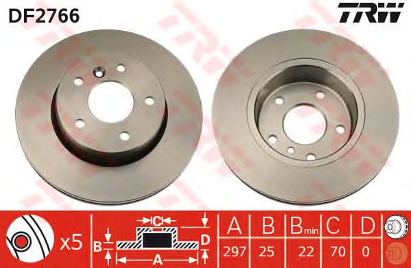 Disc frana LAND ROVER RANGE ROVER 94-