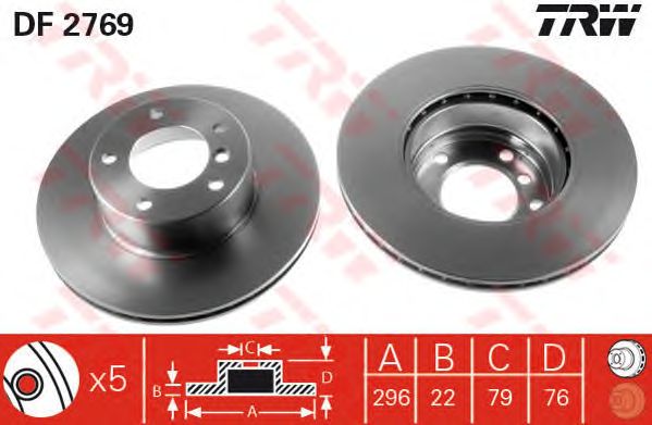 Disc frana BMW E39 96-