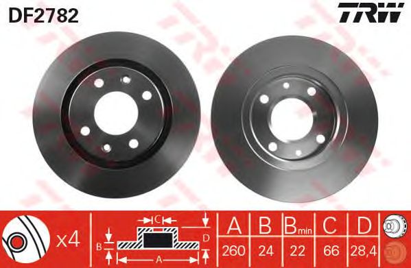 Disc frana PEUGEOT 406