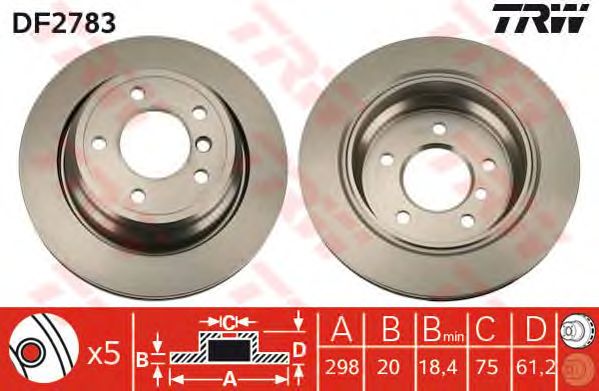 Disc frana BMW E39 96-