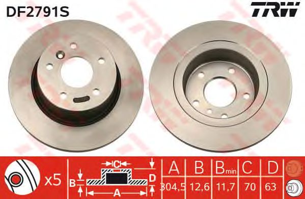 Disc frana ROVER 75