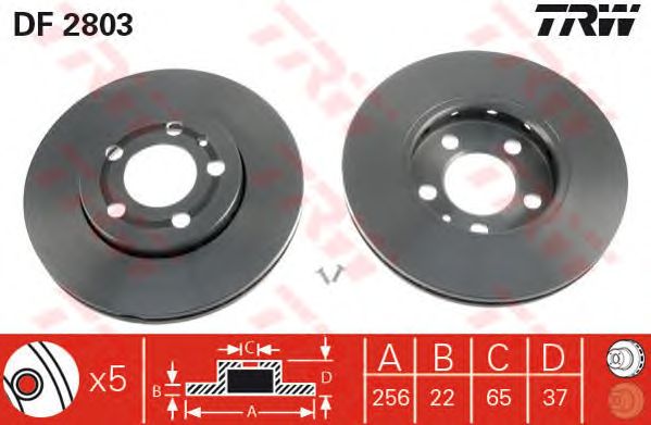 Disc frana VW GOLF 4/A3