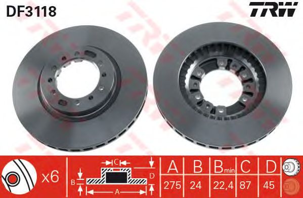 Disc frana MITSUBISHI