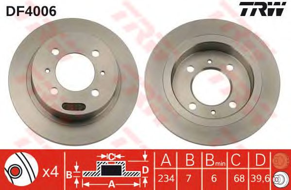 Disc frana NISSAN SUNNY