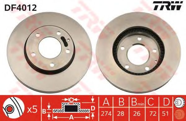 Disc frana MAZDA XEDOS-9