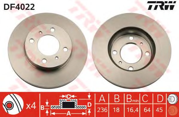 Disc frana MITSUBISHI