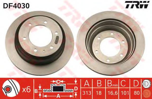 Disc frana OPEL FRONTIERA