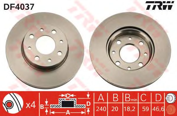 Disc frana FIAT PALIO