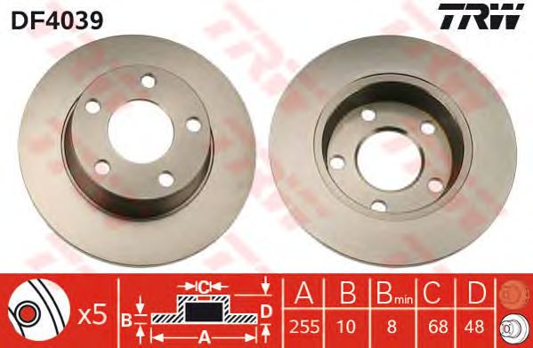 Disc frana VW A6 1,8-3