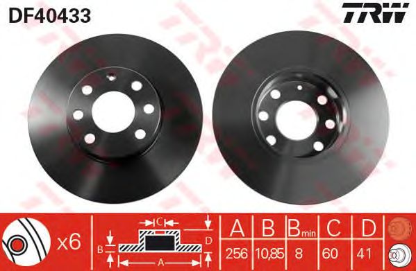 Disc frana OPEL ASTRA G