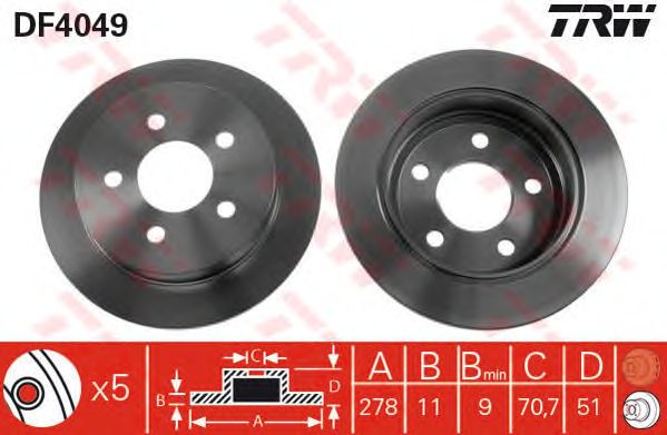 Disc frana OPEL SINTRA