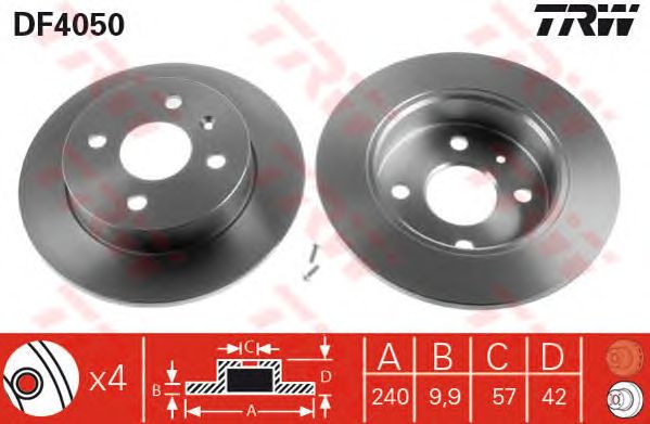 Disc frana OPEL ASTRA G