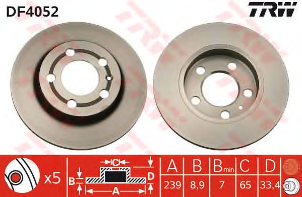 Disc frana VW A3/GOLF4