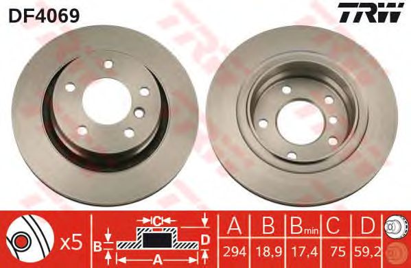 Disc frana BMW E46 98-